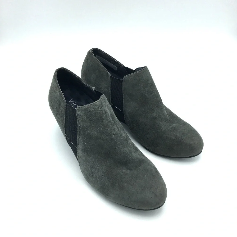 Vionic‎ Women Wedge Shoes Suede Ankle Bootie Size 6